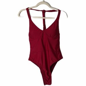 Halter Style One Piece Bathing Suit M